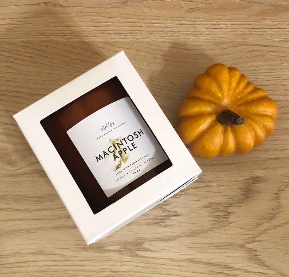 Pumpkin Pie 10oz Candle in Amber Tumbler